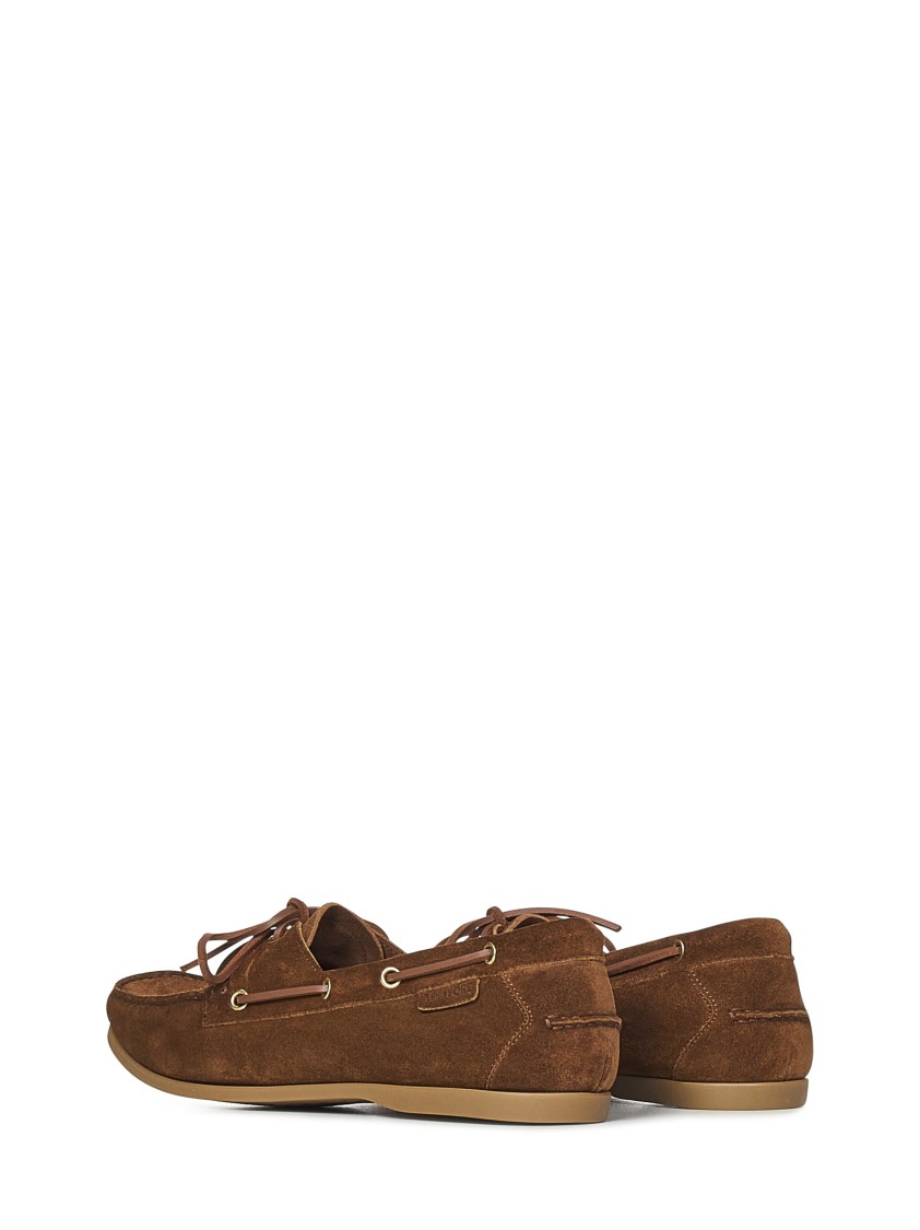Tom Ford Brown Suede Loafers In Brown