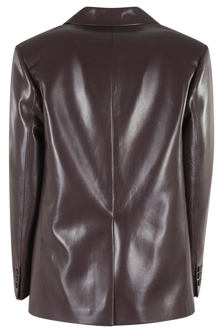 The Andamane Guia Oversized Blazer In Brown