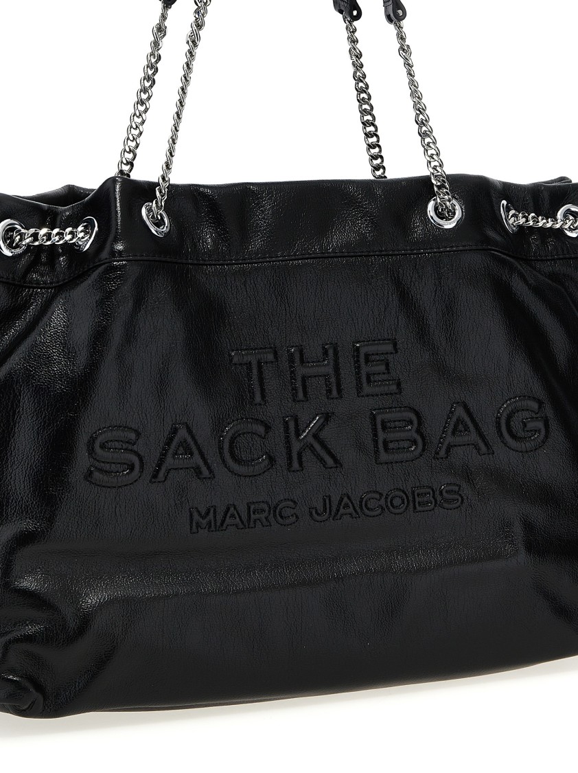 Marc Jacobs 'the Large Chain Sack' Shoulder Bag In Black