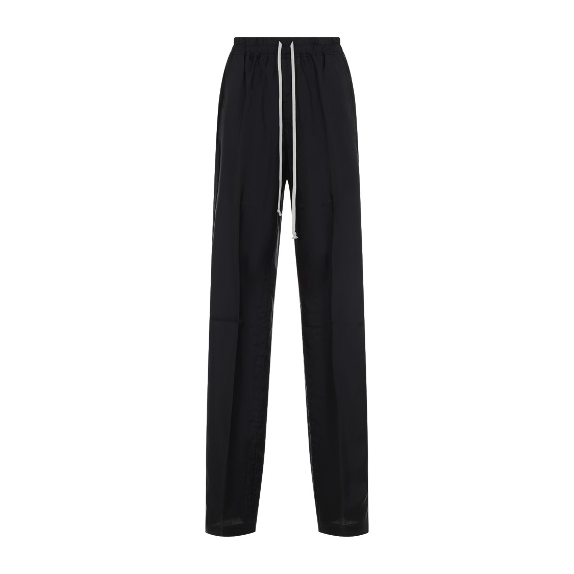 Shop Rick Owens Relaxed-fit Drawstring Pants With Aesthetic In Black