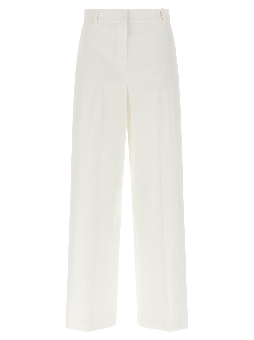 Theory Casual Admiral Trousers In White