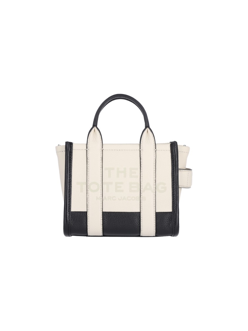 Marc Jacobs "the Colorblock" Mini Tote Bag Cream