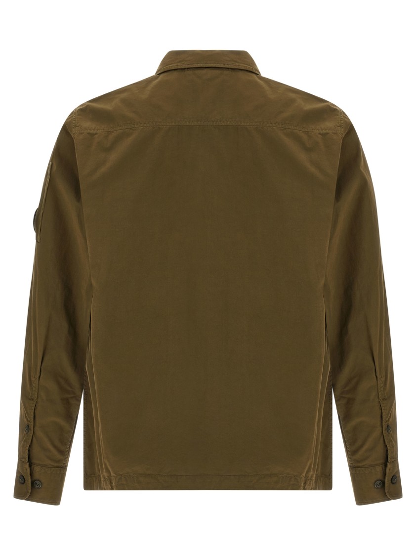 C.p. Company Contemporary Zip Closure Overshirt In Black