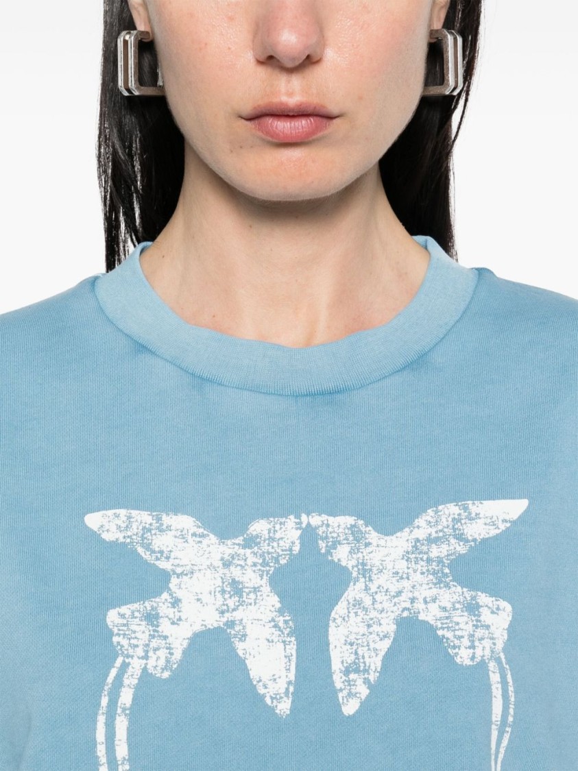 Shop Pinko Mindelo T-shirt In Blue