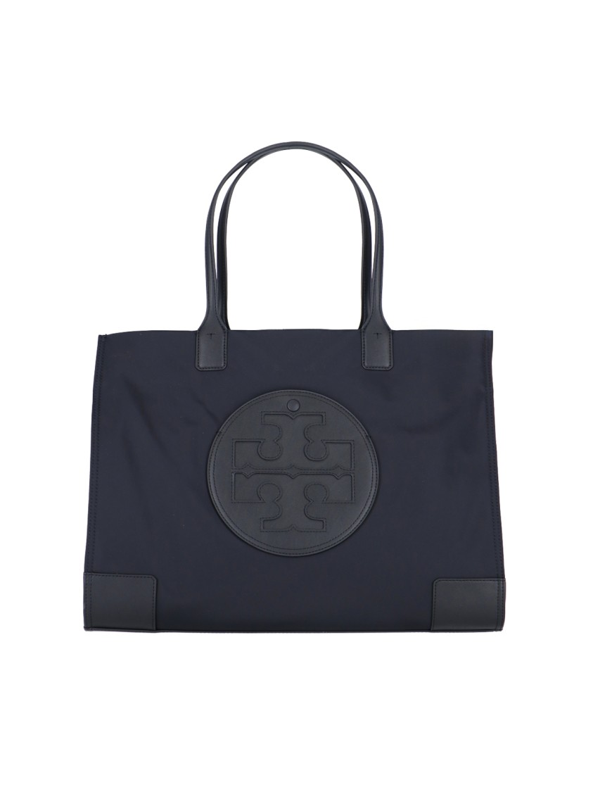Tory Burch "Ella" Large Tote Bag  Navy