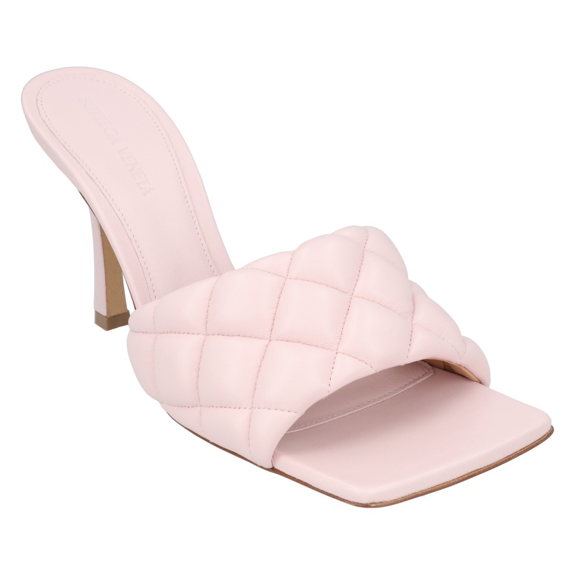 Bottega Veneta Padded High Heel Mules