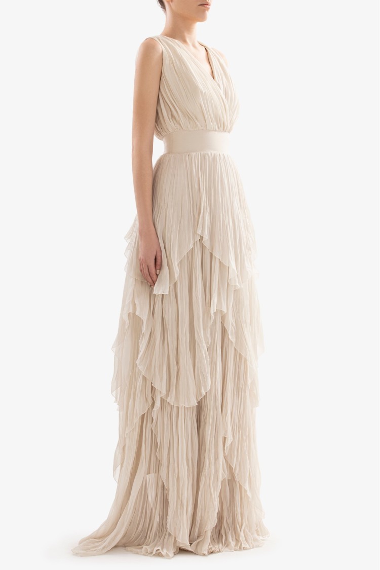 Saiid Kobeisy Luxurious Short Fur Jacket In Neutrals