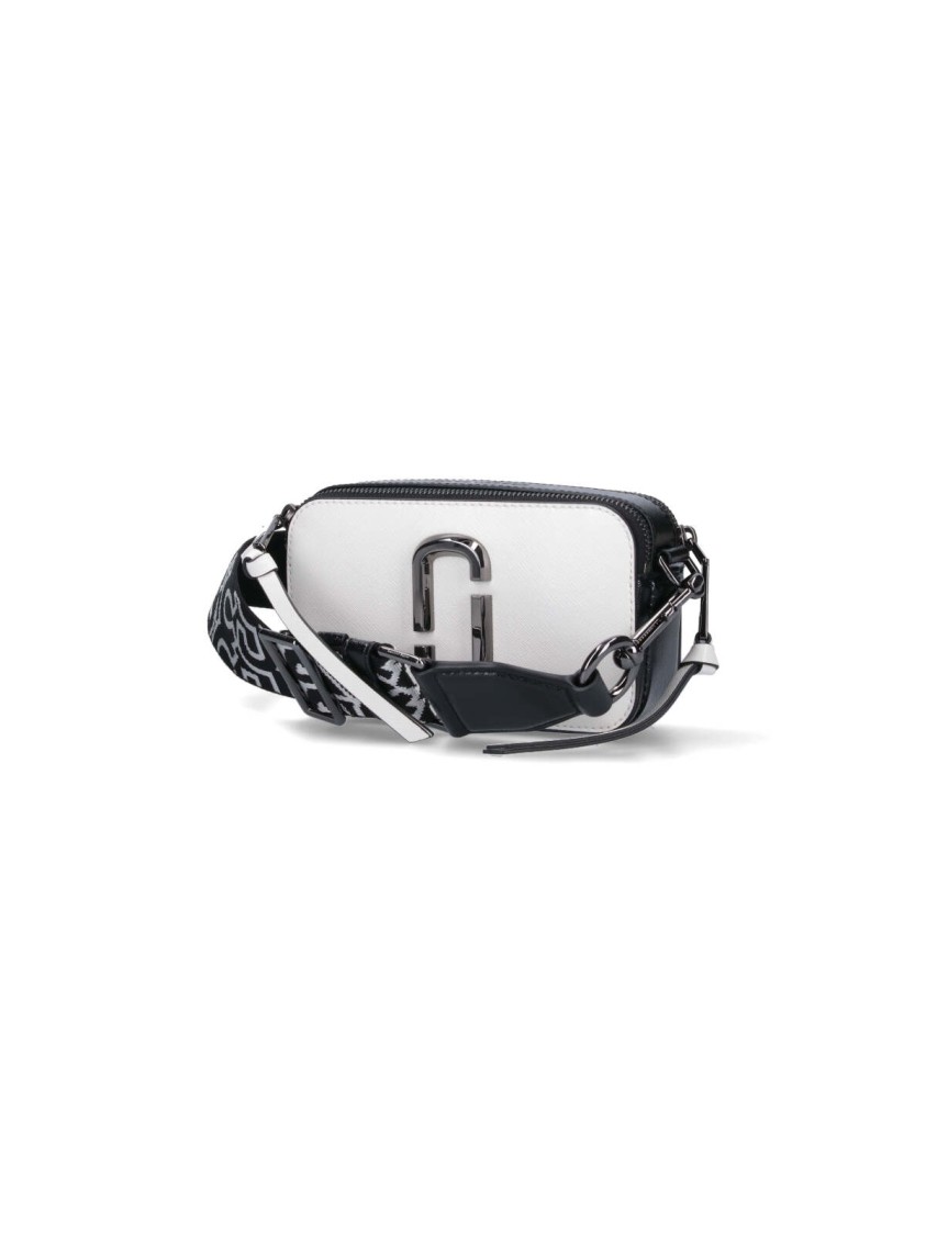 Marc Jacobs "the Bi-color Snapshot" Shoulder Bag – White