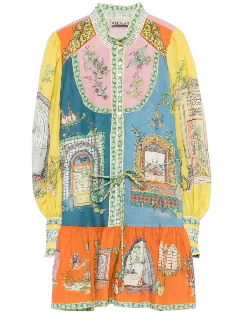 Shop Alemais Multicolored Monte Mini Dress