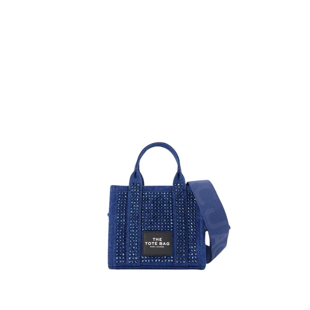 MARC JACOBS MARC JACOBS THE CROSSBODY TOTE - COTTON - BLUE