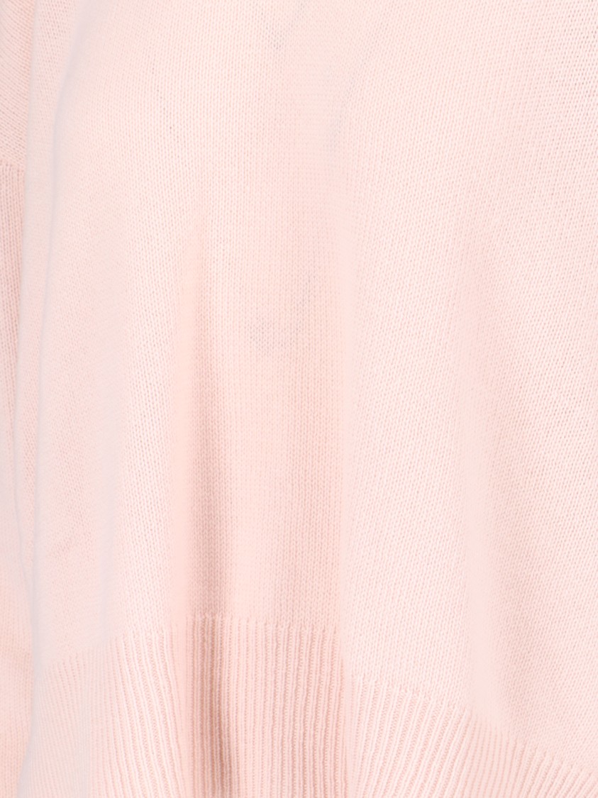 Shop Jil Sander Cashmere Sweater In Pink Knitted Crew Neck