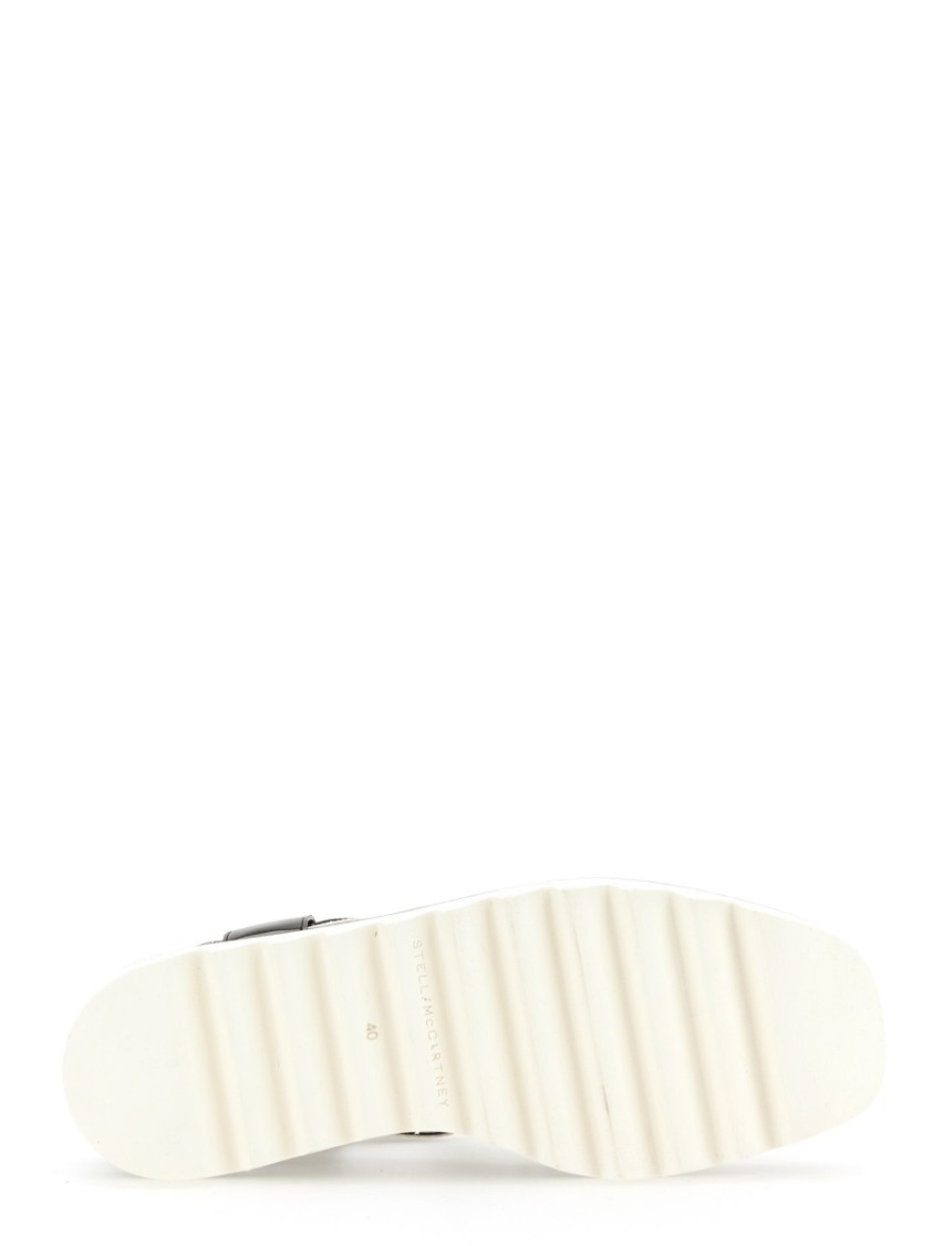 Stella Mccartney Womens Criss-cross Knit Platform Sandals In Black