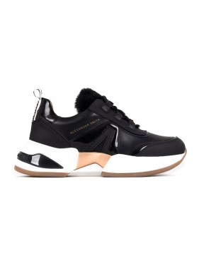 スニーカー Alexander Smith Black Trainers With Cushioned Sole Black_20Gold044101-01.jpg?v=