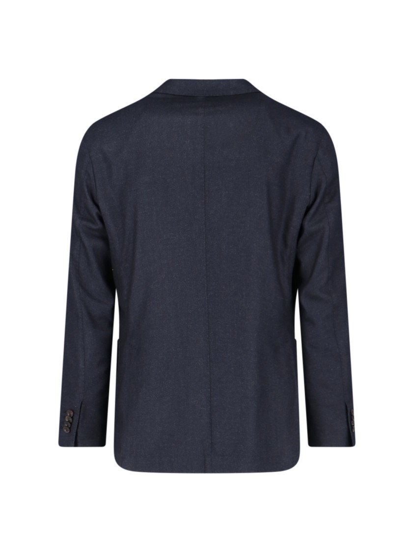Boglioli Single-breasted Blazer – Navy In Blue