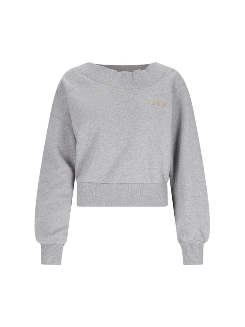Attico The  Crewneck Sweatshirt – Grey