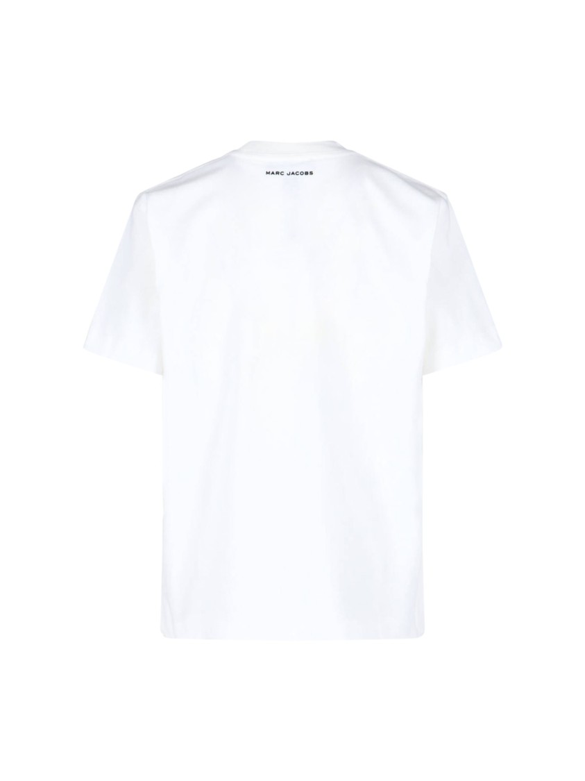 Shop Marc Jacobs "bra" T-shirt – White