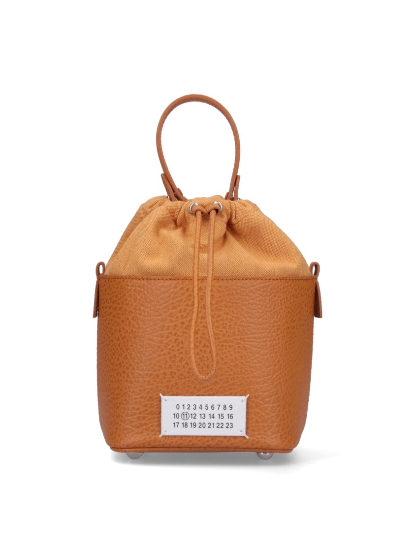 Maison Margiela Small '5Ac' Bucket Bag  Brown