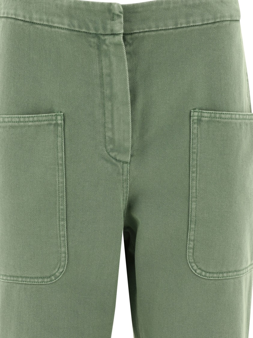 Max Mara Women's "facella" Jeans In Green
