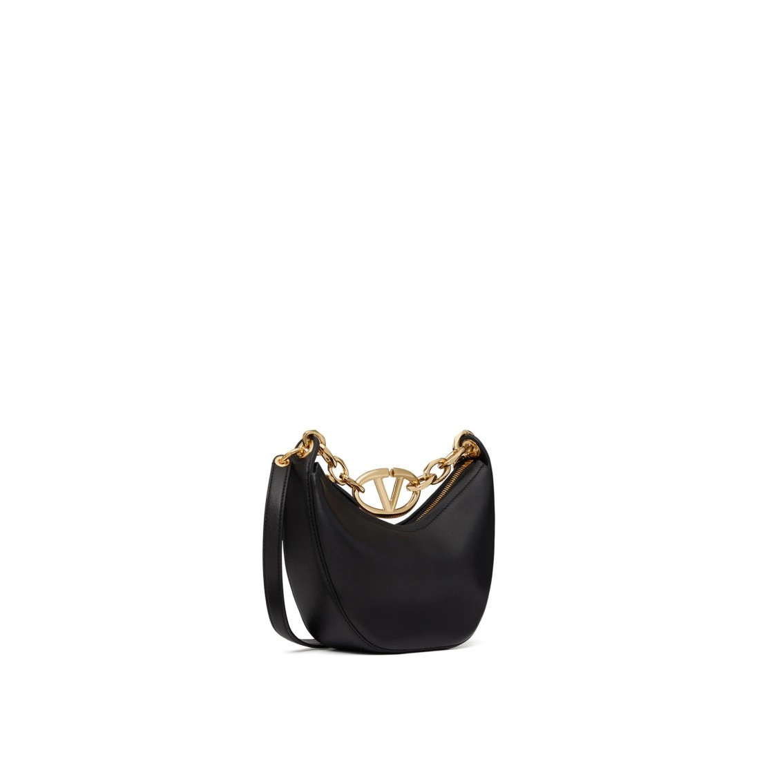 VALENTINO GARAVANI VALENTINO GARAVANI MINI HOBO VLOGO MOON BAG 