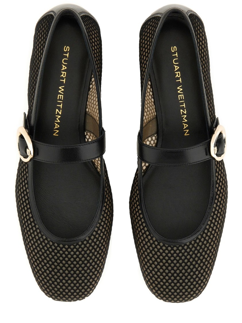 Stuart Weitzman Mary Jane Dancer Arabella In Black