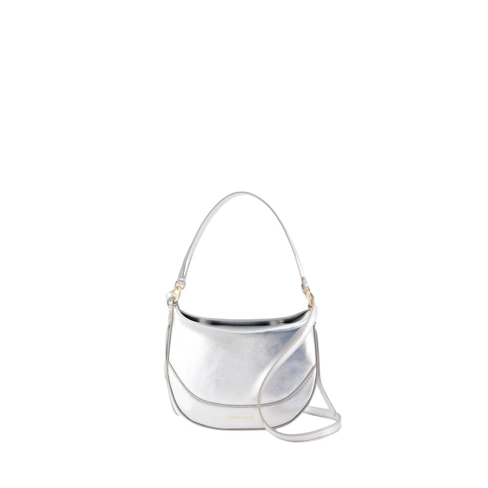 Vanessa Bruno Mini Daily Bag Crossbody - Leather - Silver