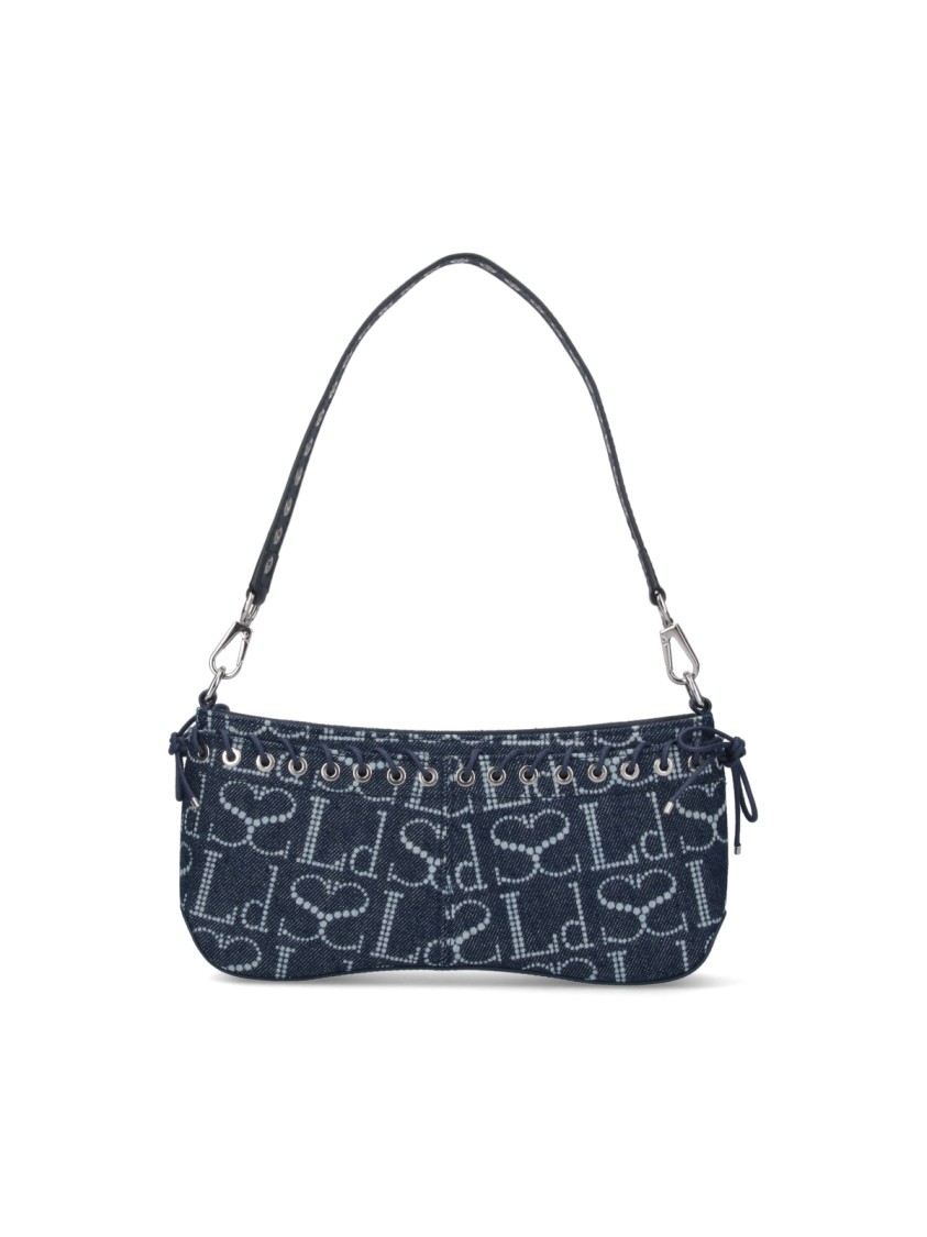 LUDOVIC DE SAINT SERNIN LUDOVIC DE SAINT SERNIN "CLEAVAGE" SHOULDER BAG – BLUE DENIM 