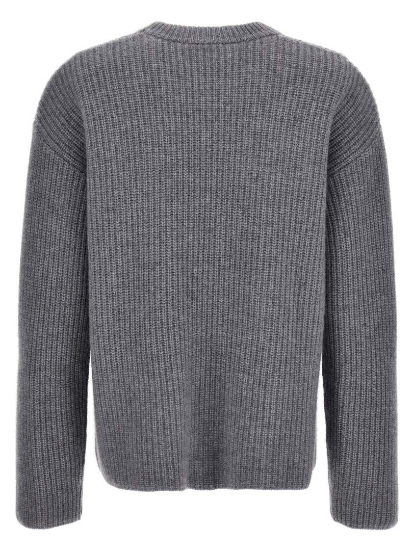 P.a.r.o.s.h Grey Cashmere Sweater In Gray