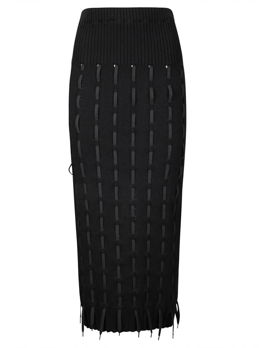 Institution High-waisted Pencil Skirt In Black