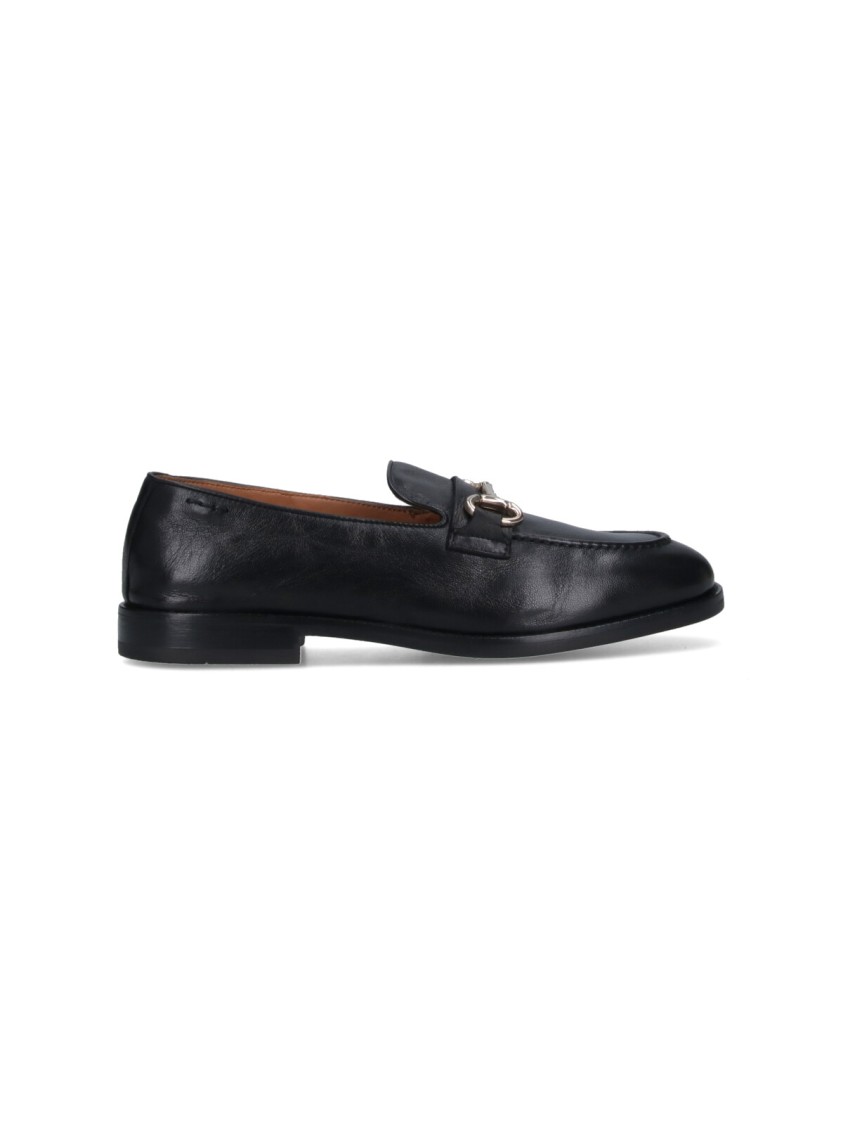 Alexander Hotto Moccasins With Clamp In Black