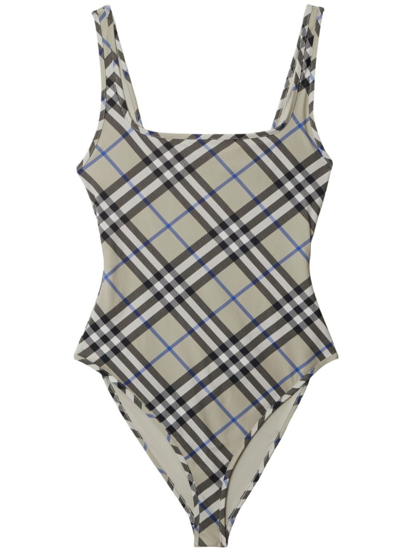 Burberry Lichen Stretch Nylon One-piece Swimsuit