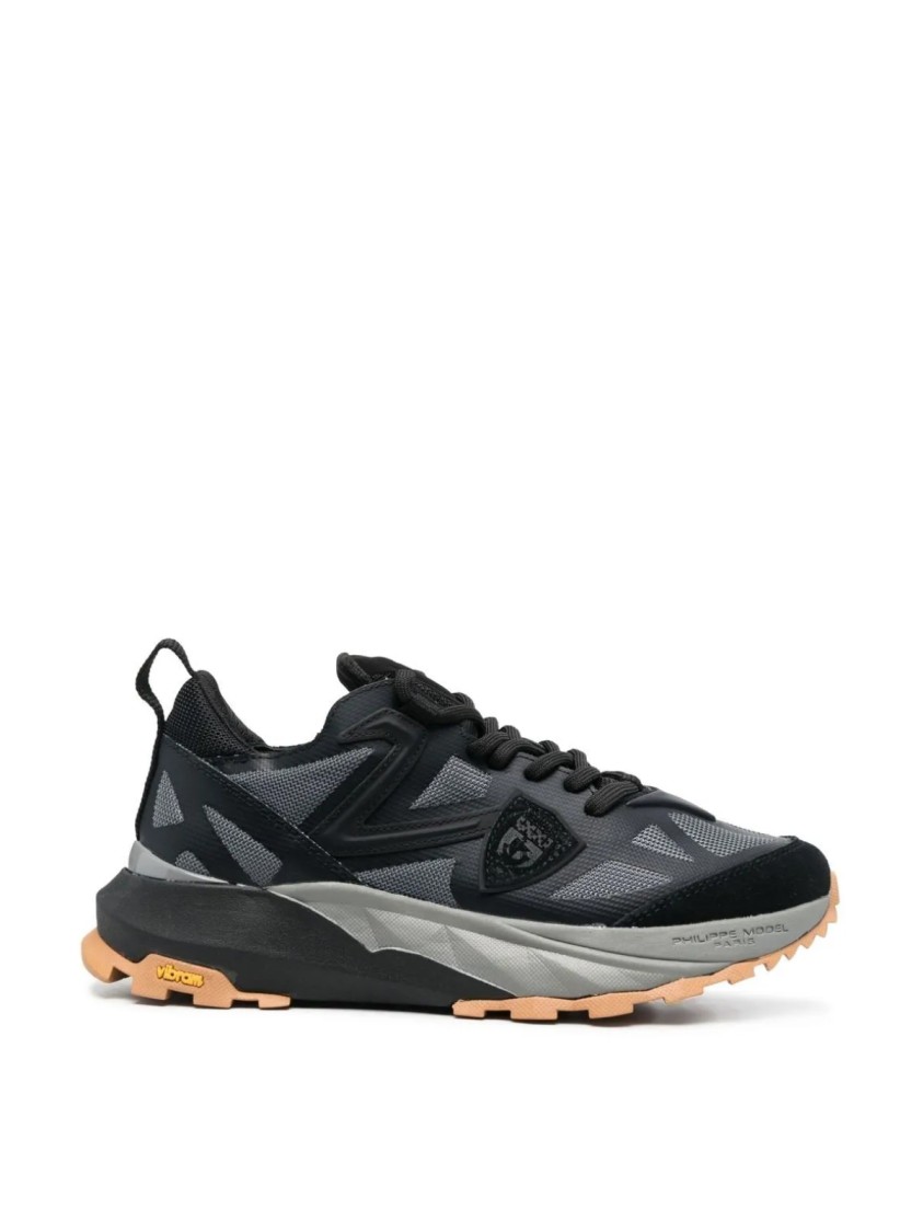 Philippe Model Rockx Low Mondial Tech Sneakers In Black
