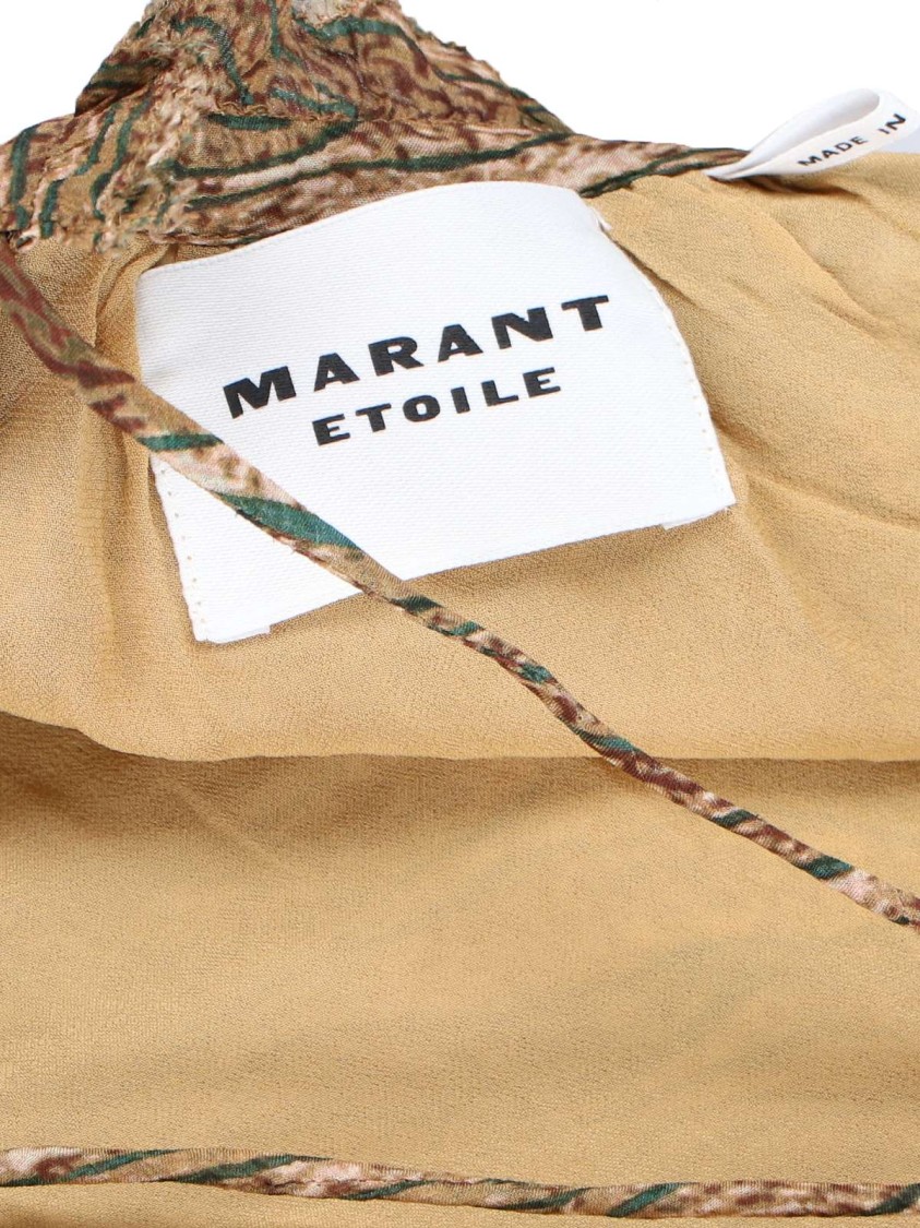 Shop Isabel Marant Étoile "alita" Maxi Draped Dress – Green