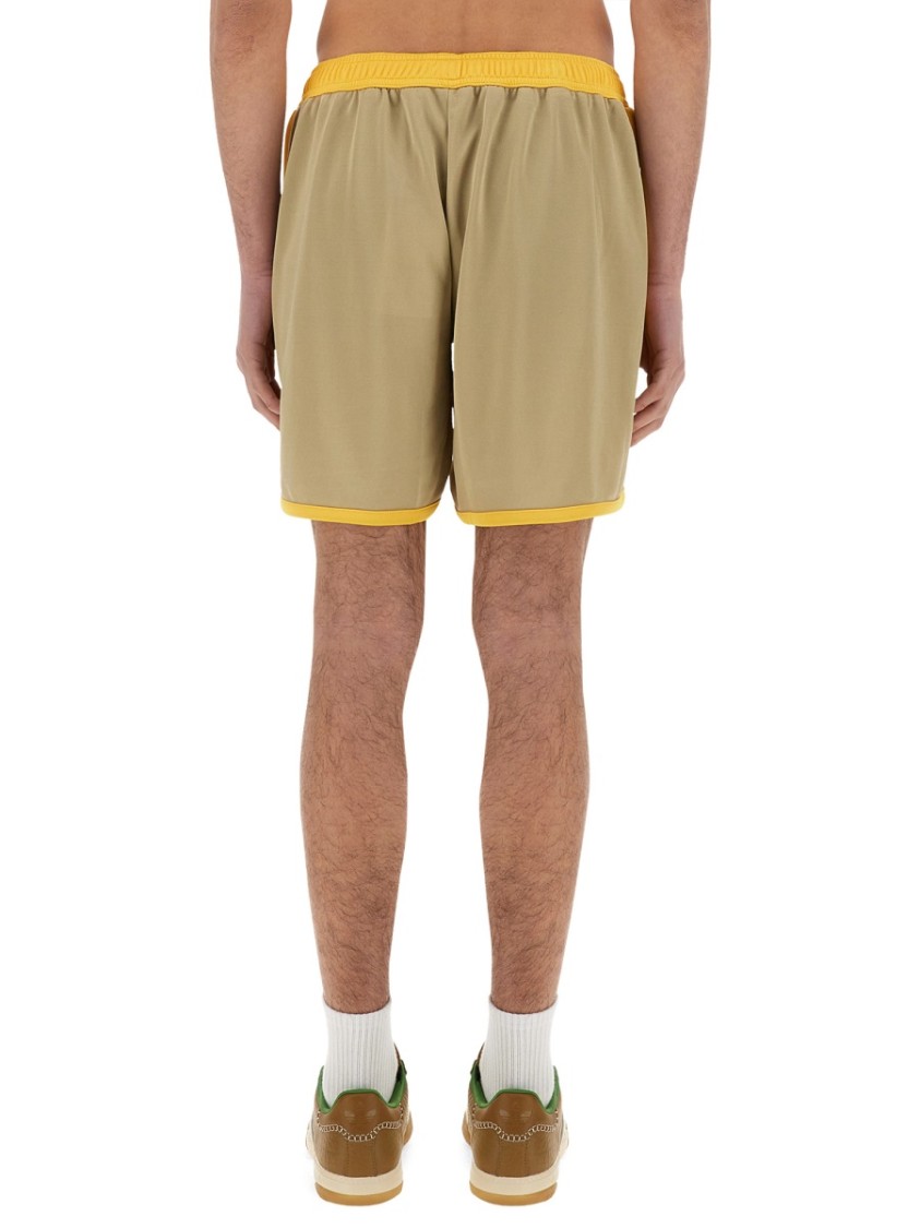 Shop Wales Bonner Relaxed-fit Jersey Shorts In Brown