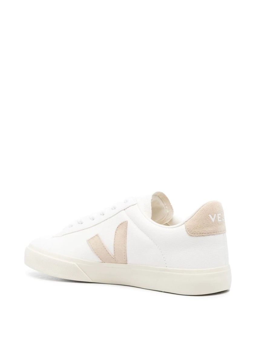 Veja Campo Low-top Sneakers With Suede Accents In White