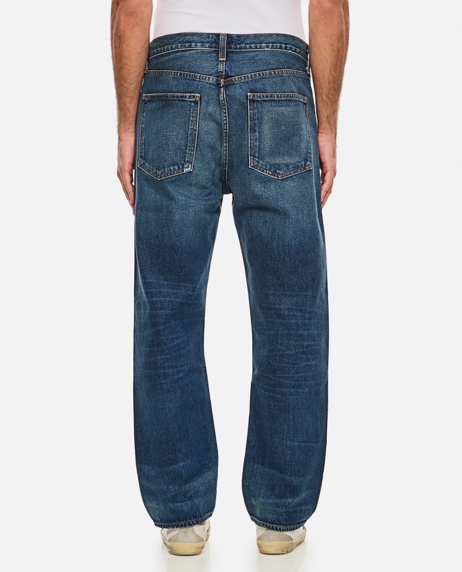 Agolde Blue Washed Jeans In Regenerated Denim In Blue
