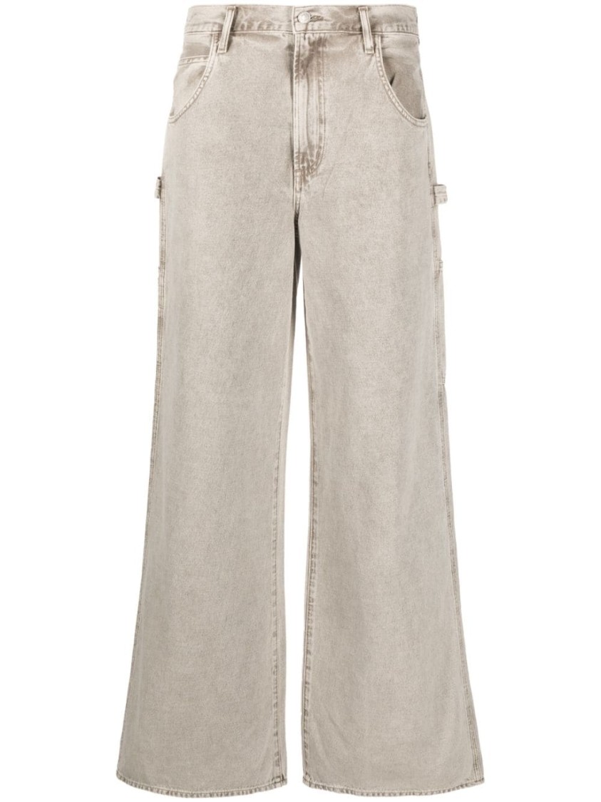 AGOLDE AGOLDE MAGDA WIDE-LEG DENIM JEANS