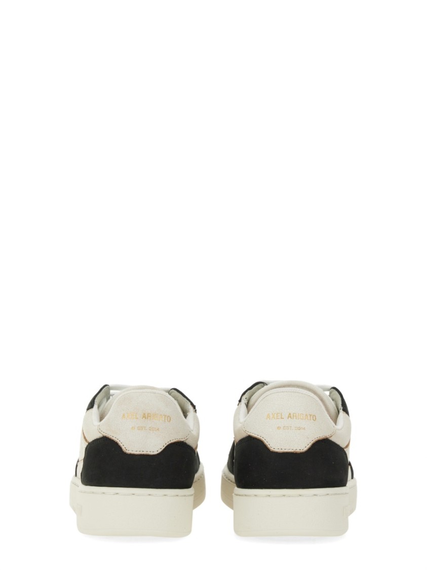 Axel Arigato White Black Round Toe Sneakers
