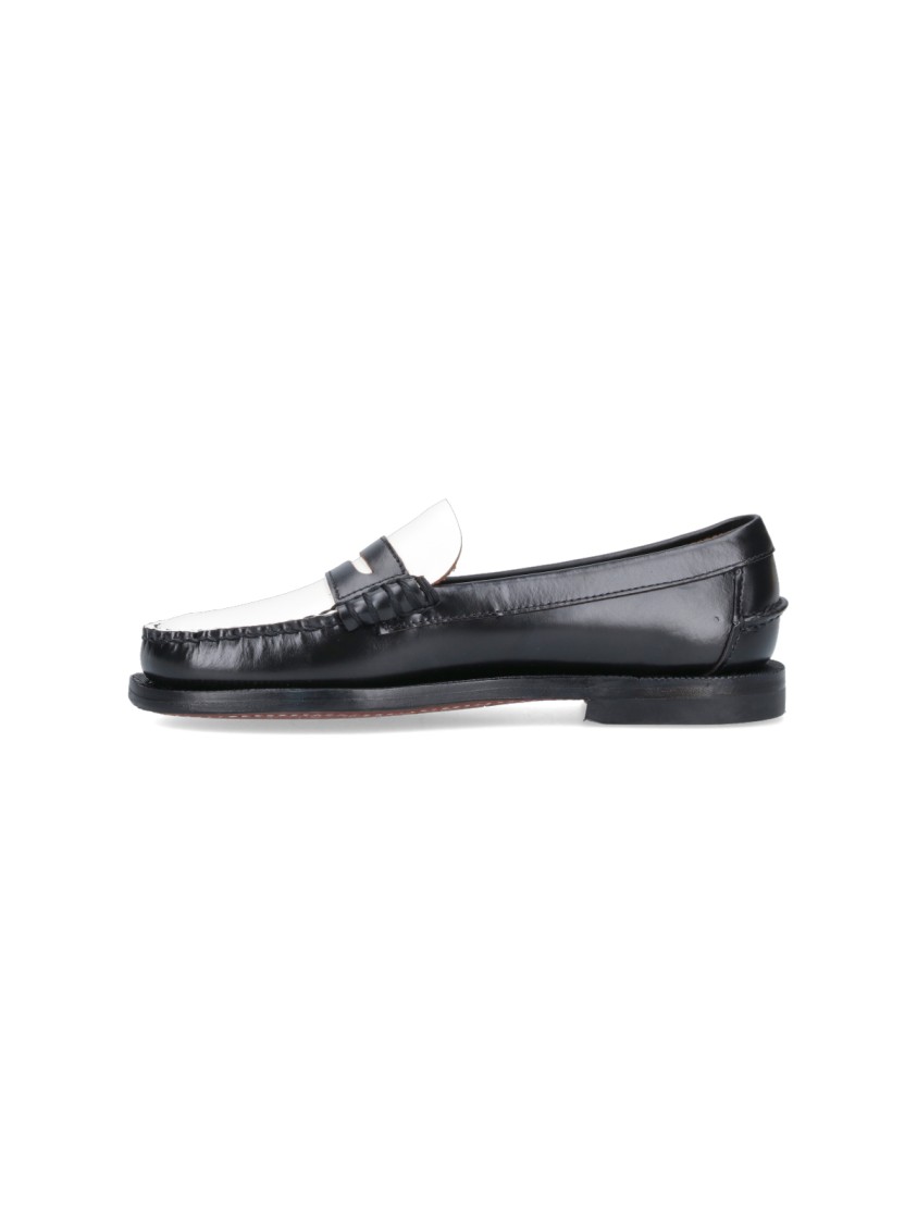 Sebago Classic Dan Loafer Black/white