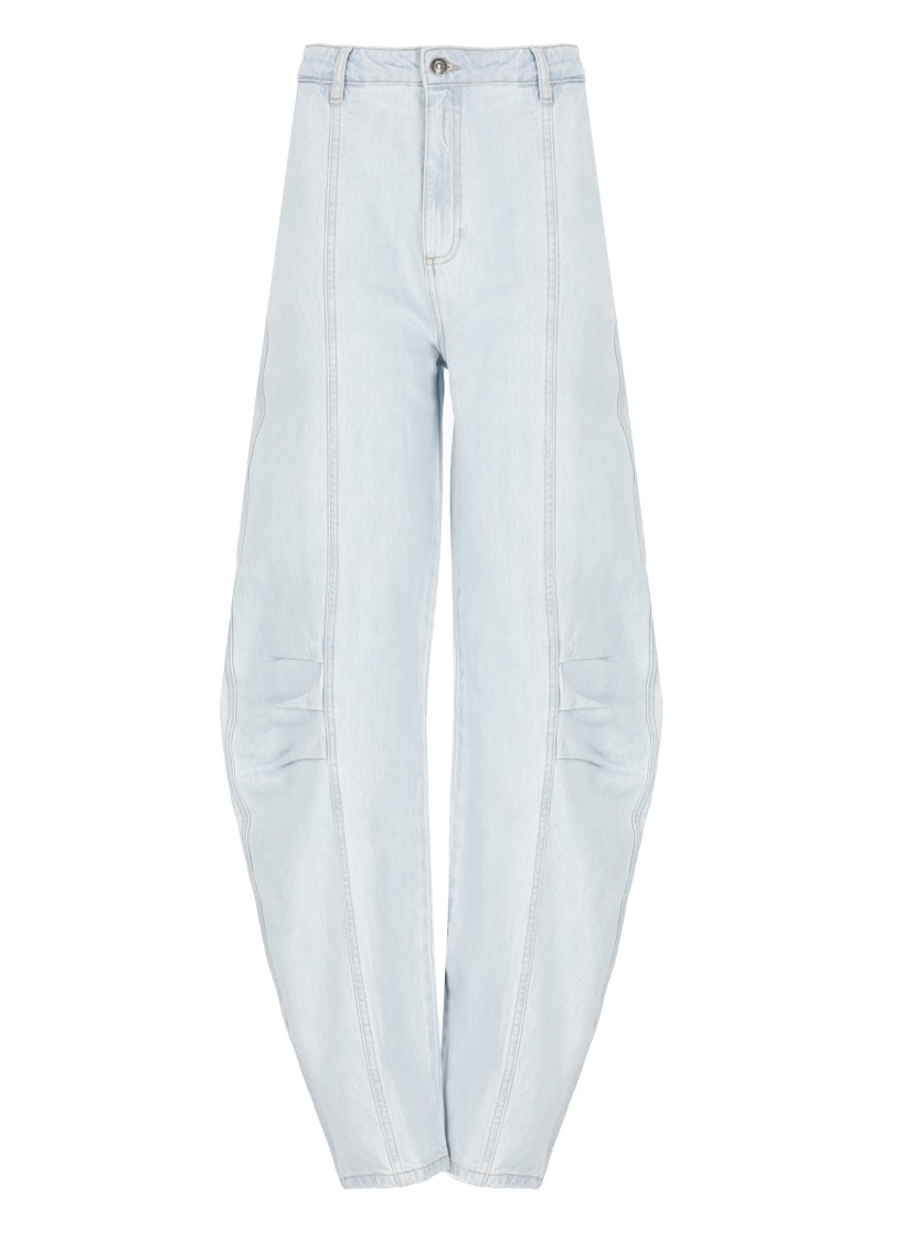 Rotate Birger Christensen Rotate Light Blue Cotton Jeans