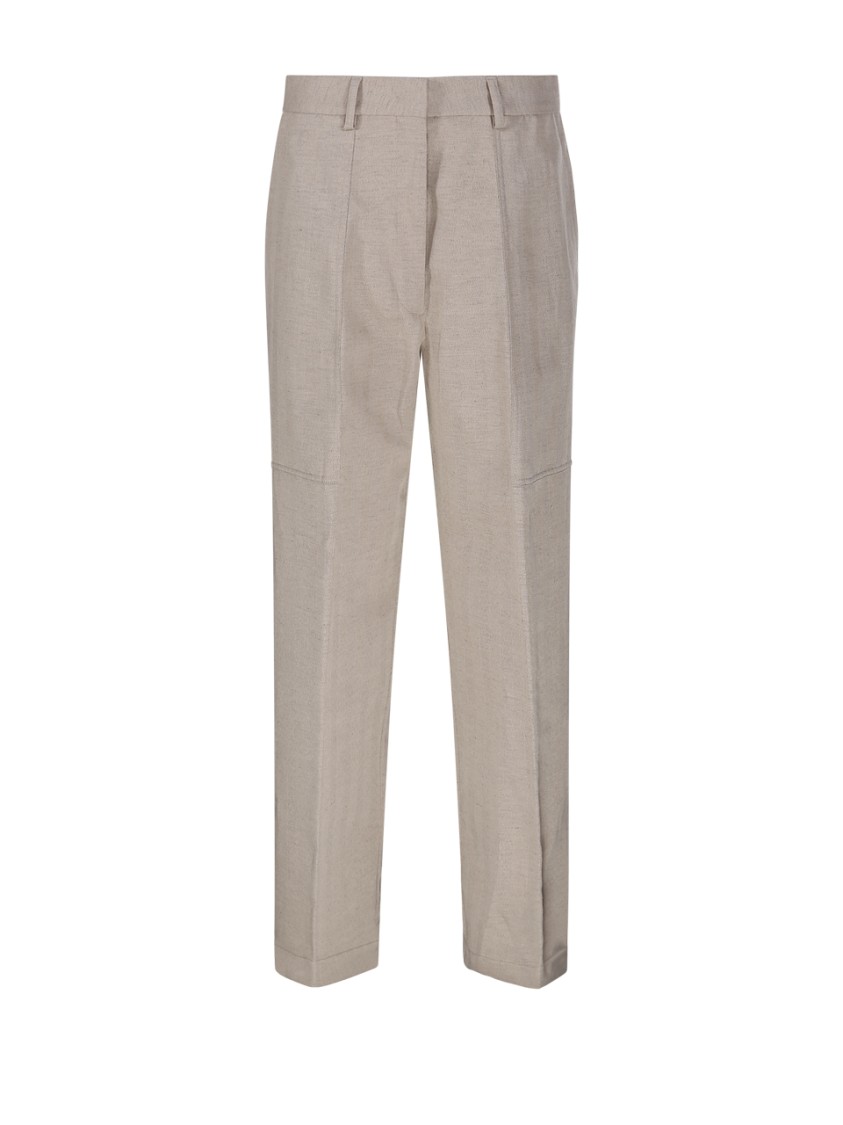 Shop Forte Forte Cargo Pant In Neutrals