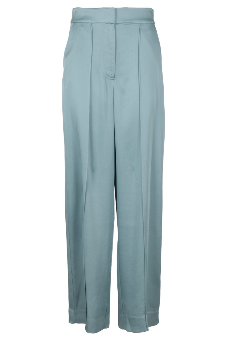 Shop Simkhai Kyra Trousers In Light Blue