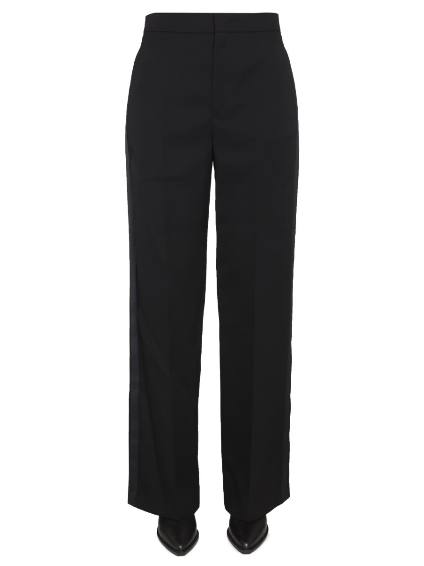 Shop Isabel Marant Scarly Pants In Black