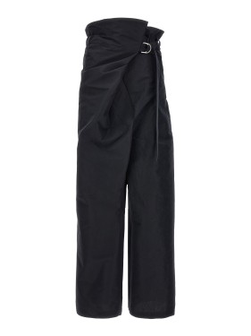 パンツ ISSEY MIYAKE 'Enfold' trousers Black Issey Miyake 'Enfold' Trousers Straight in Black | THE LIST