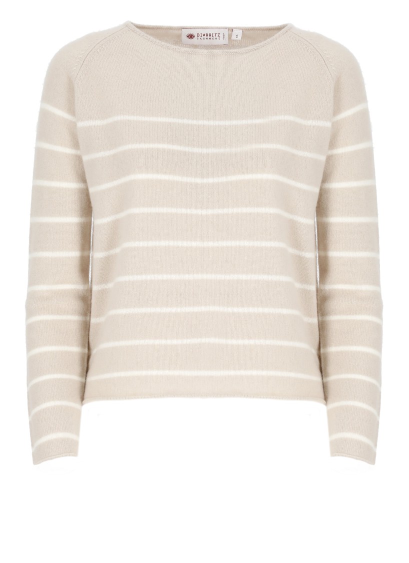 Biarritz1961 Cashmere Sweater In Neutrals