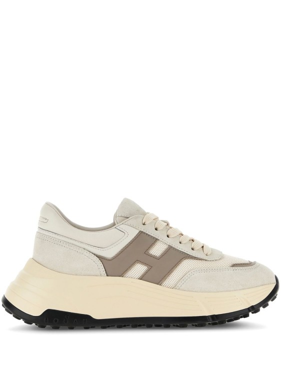 スニーカー Hogan Calfskin And Polyester Black Sneakers With Sole Hogan Calfskin And Polyester Black With Sole | THE LIST