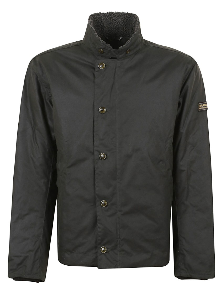 Barbour Mayburn Wax Jacket In Green