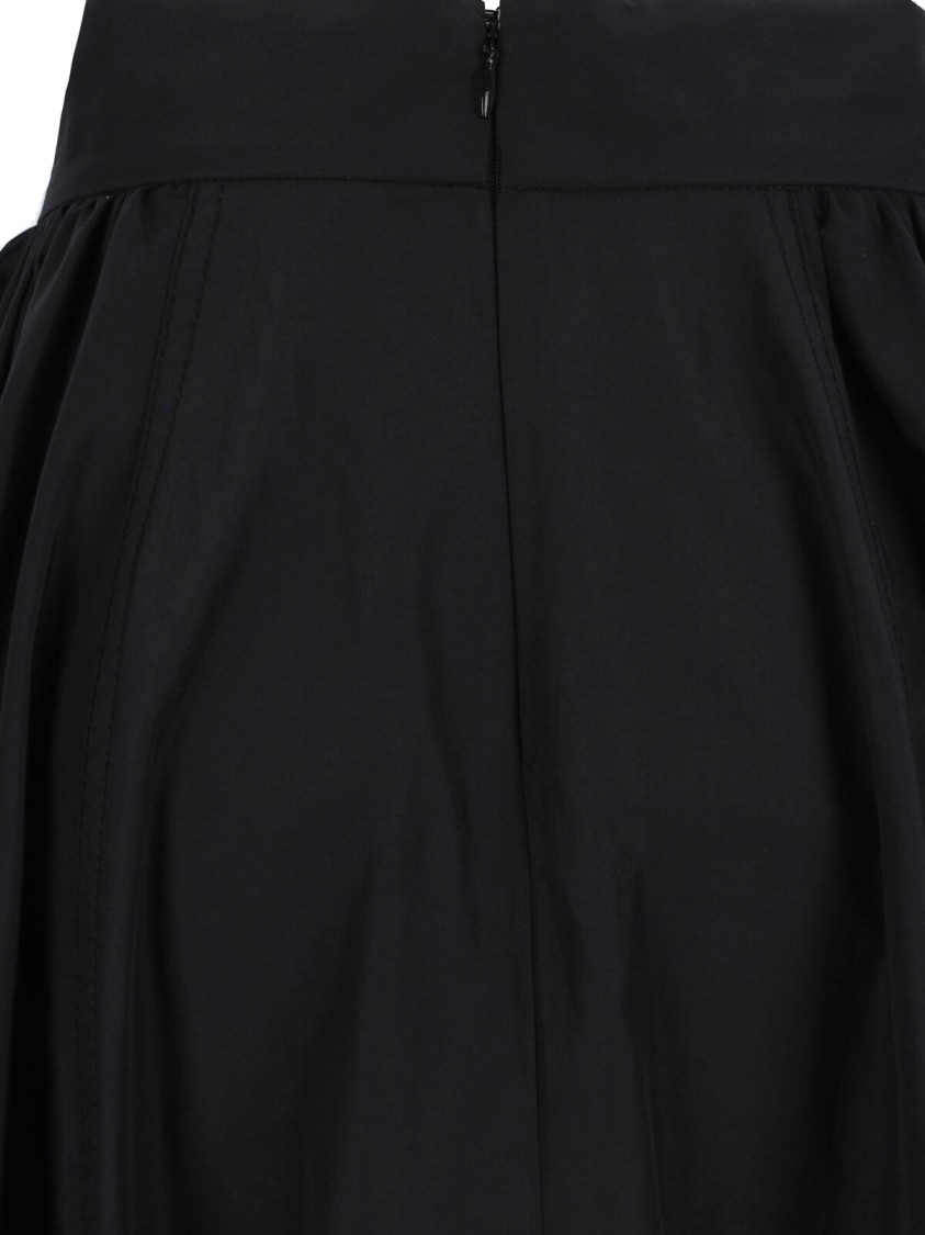 The Andamane Tiered Maxi Skirt In Lightweight Cotton Taffeta