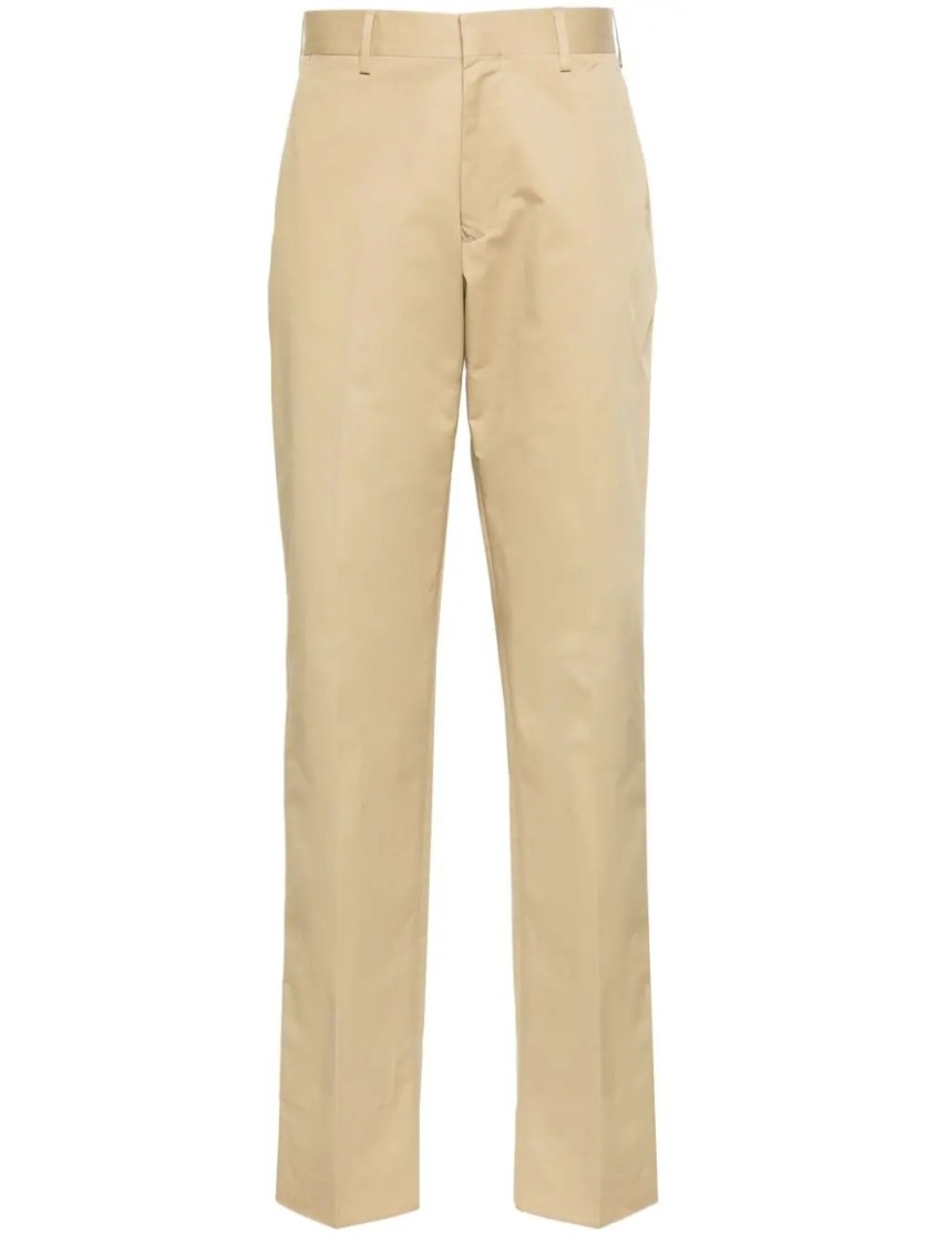 Lardini Tailored Neutrals Trousers With Clean Silhouette In Neutral