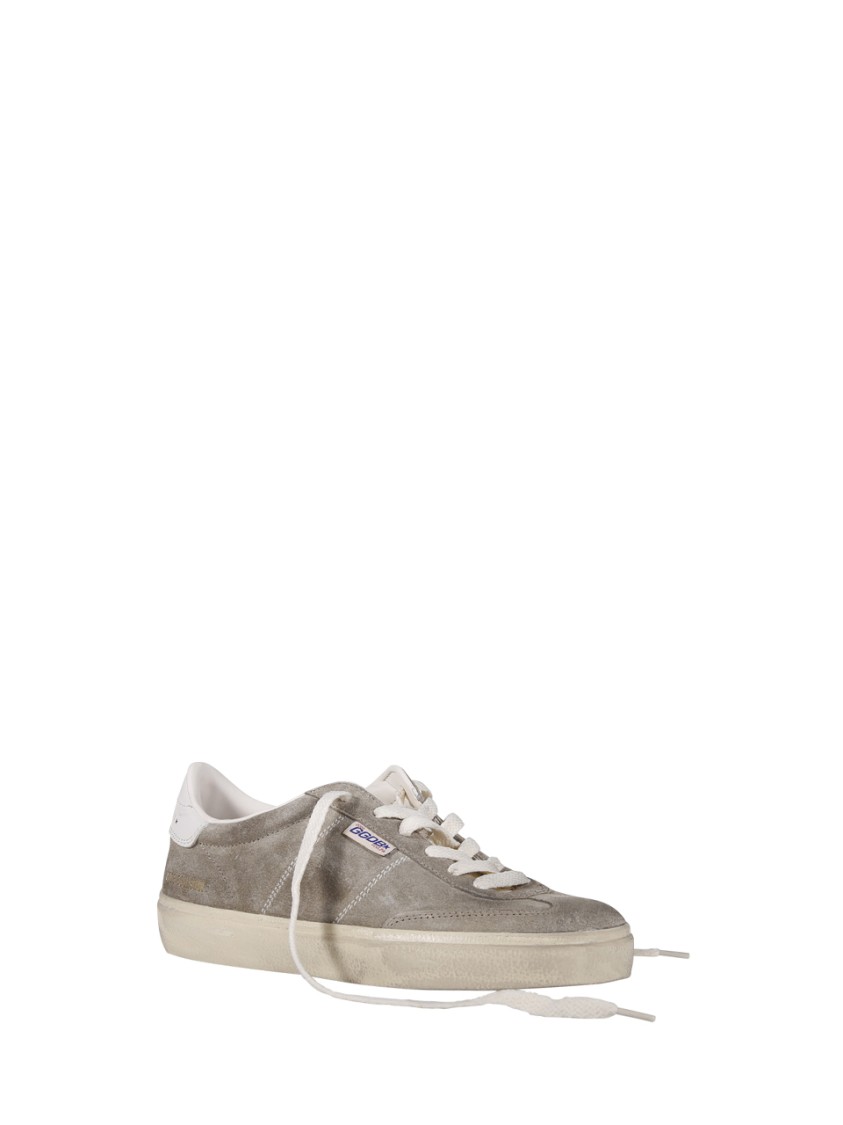 Shop Golden Goose Soul-star Suede Upper Hf Leather Tongue Leather Heel In Neutrals