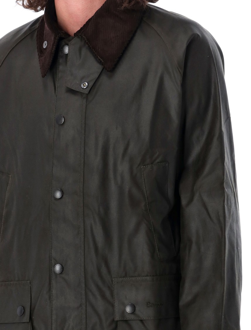Barbour Bedale Wax Jacket In Brown